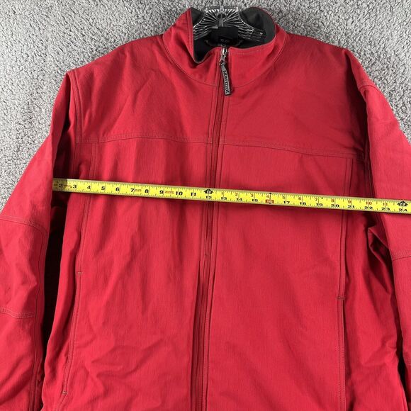 Marmot Men’s Warm-light Red Full Zip Fleece Jacket Size XL - Picture 3 of 7